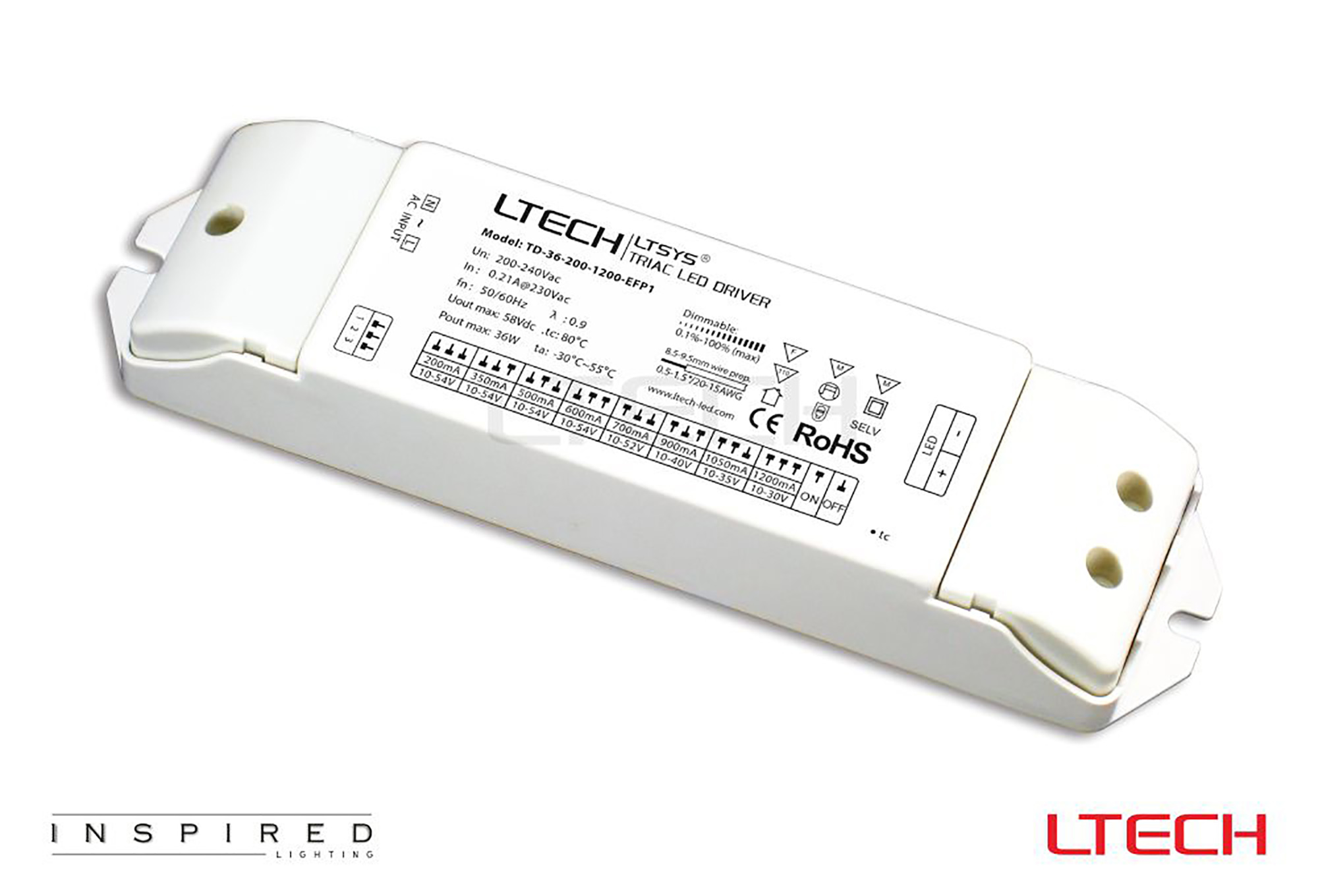 Triac Constant Current Drivers LTECH Phase cut Driver Triac Constant Current Drivers LTECH Phase cut Driver